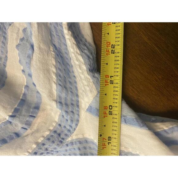 Crown & Ivy Striped Dress - Size M - Cotton Blue & White NWT - Picture 9 of 13
